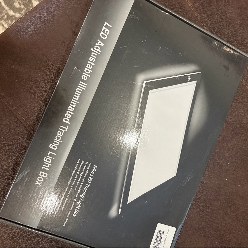 LED Adjustable Illuminated Tracing Light Box - Black